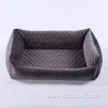 Pet Durable Retangular Bolster Beds Removeable Dog Beds